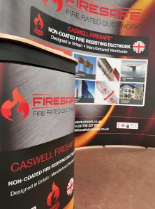 CASWELL FIRESAFE® EN-focused exhibition stand for Europe