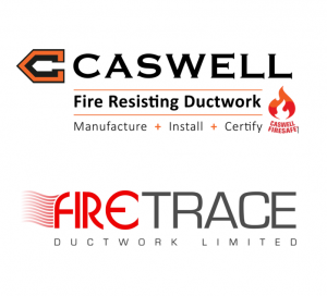 CASWELL FIRESAFE and FIRETRACE logos
