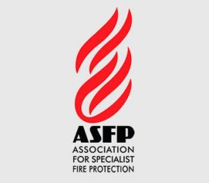 old logo for ASFP Association for Specialist Fire Protection