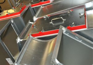 Metal ductwork CASWELL FIRESAFE® product ready for despatch