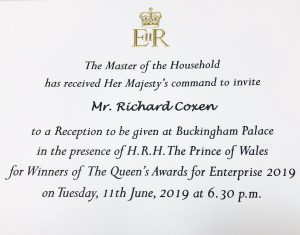 Buckingham Palace invitation
